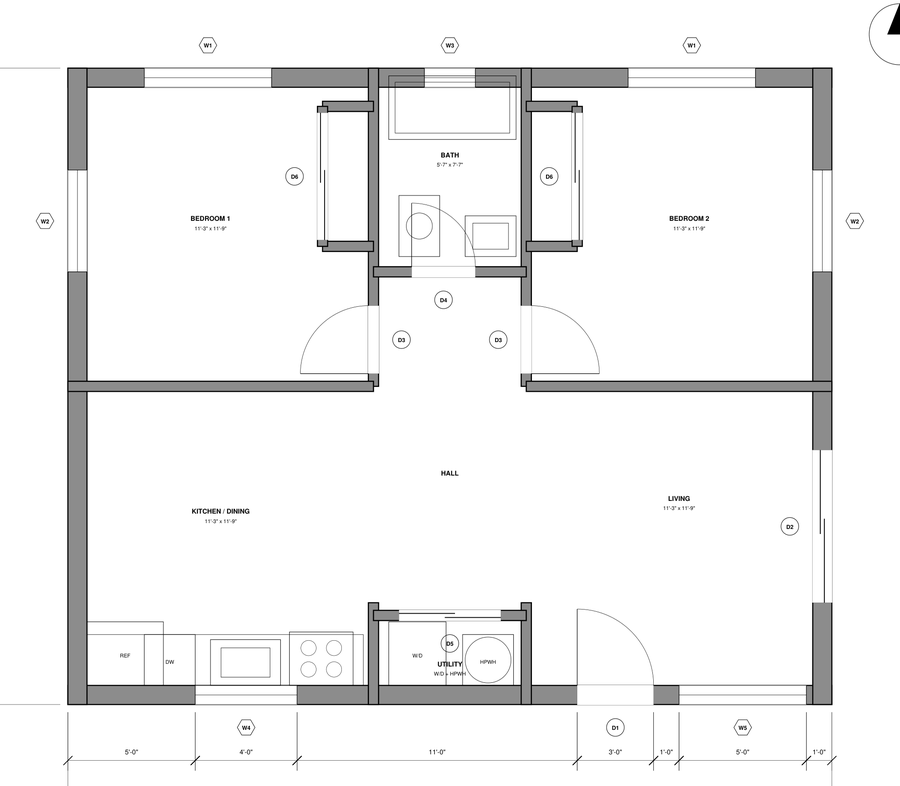 Floor plan, TCIQ-ADU-B750