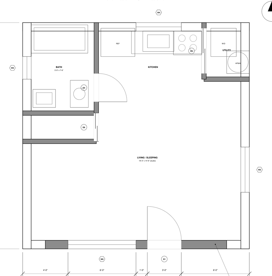 Floor plan, TCIQ-ADU-C400
